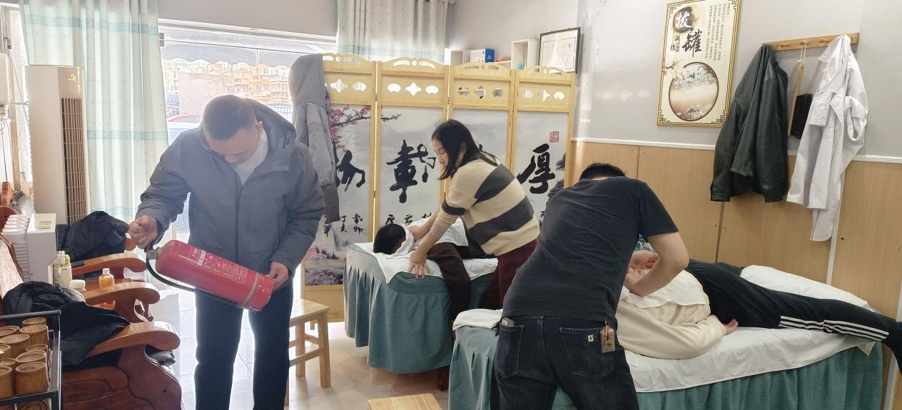 鄂州市残联开展盲人按摩机构节前安全排查--筑牢安全生产防线